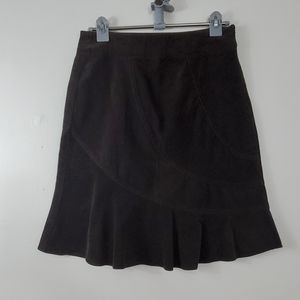Ann Taylor Loft Dark Brown Corduroy Skirt 4
